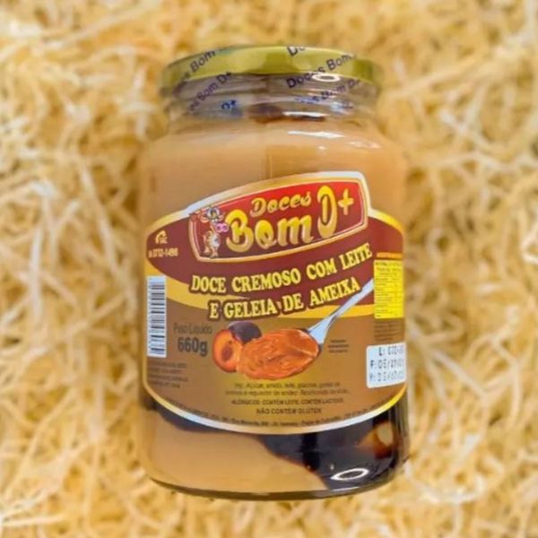 DOCE DE LEITE COM AMEIXA BOM D+