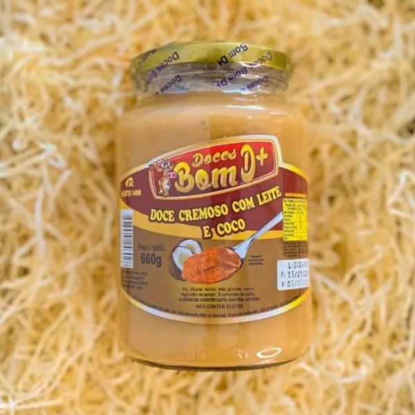 DOCE DE LEITE COM COCO BOM D+ 