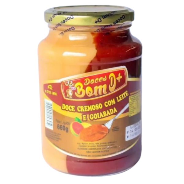 DOCE DE LEITE COM GOIABADA BOM D+