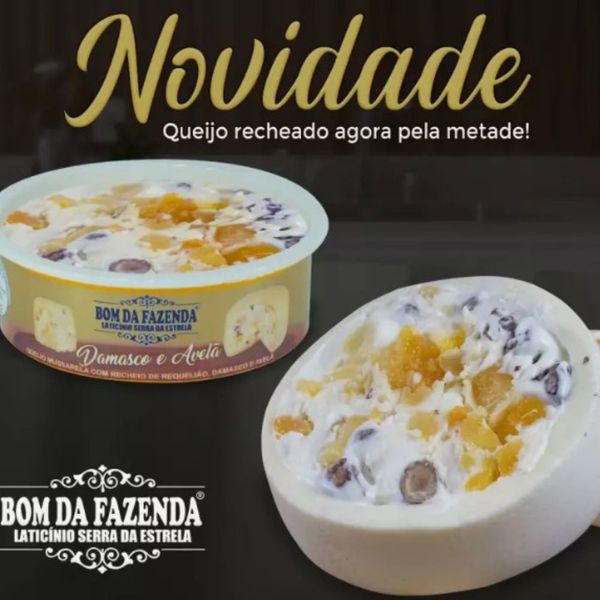 QUEIJO TRUFADO COM DAMASCO E AVELÃ