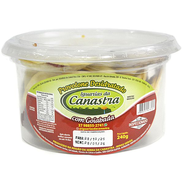 PROVOLONE DESIDRATADO COM GOIABADA