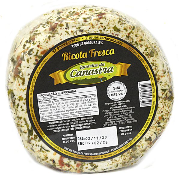 RICOTA FRESCA CONDIMENTADA