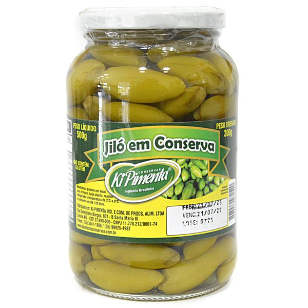 JILÓ EM CONSERVA 300 GRAMAS