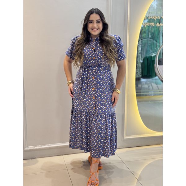 Chemise Erica Azul Liberty