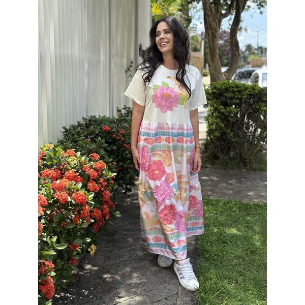 Vestido Samanta Rosa Mix