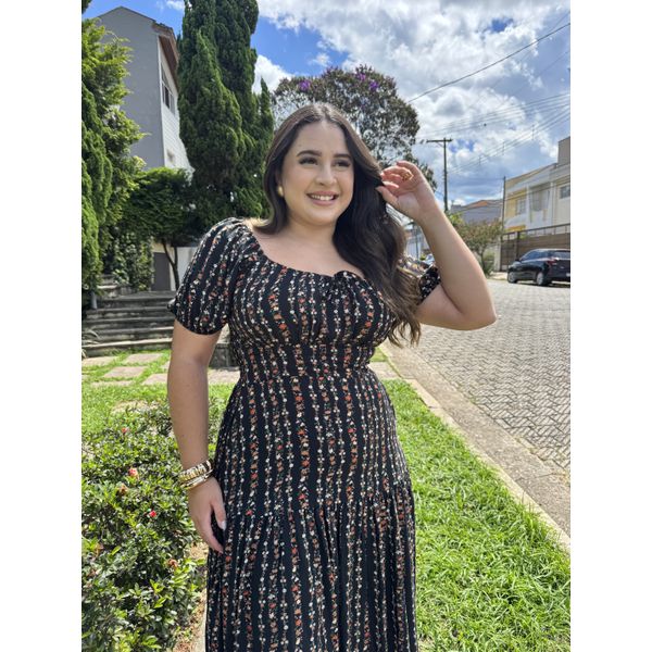 Vestido Michele Preto Liberty