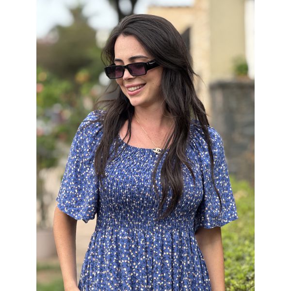 Vestido Mayara Azul Liberty