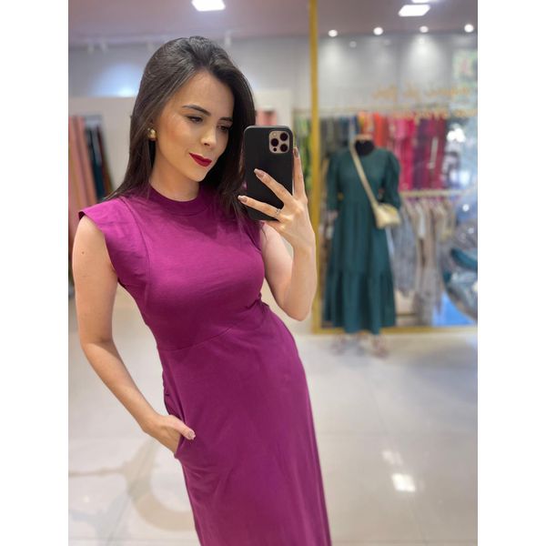 Vestido Rosane Roxo