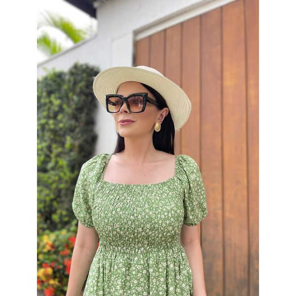 Vestido Alicia Verde Liberty 