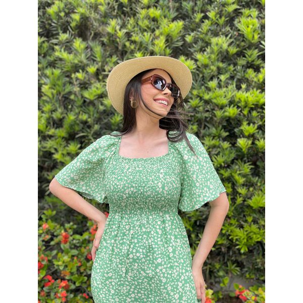 Vestido Mayara Verde Liberty 