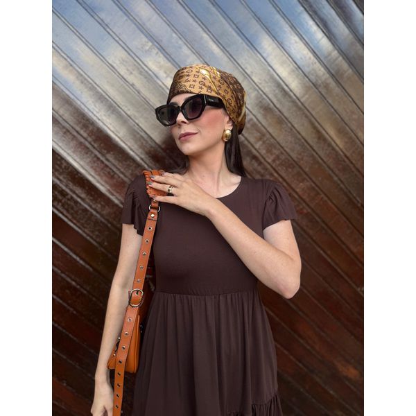 Vestido Aline Marrom