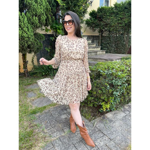 Vestido Maisa Animal Print 