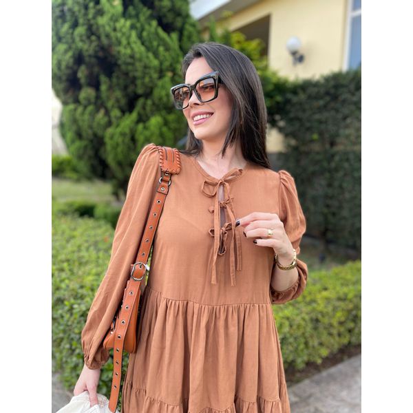 Vestido Laura Bege 