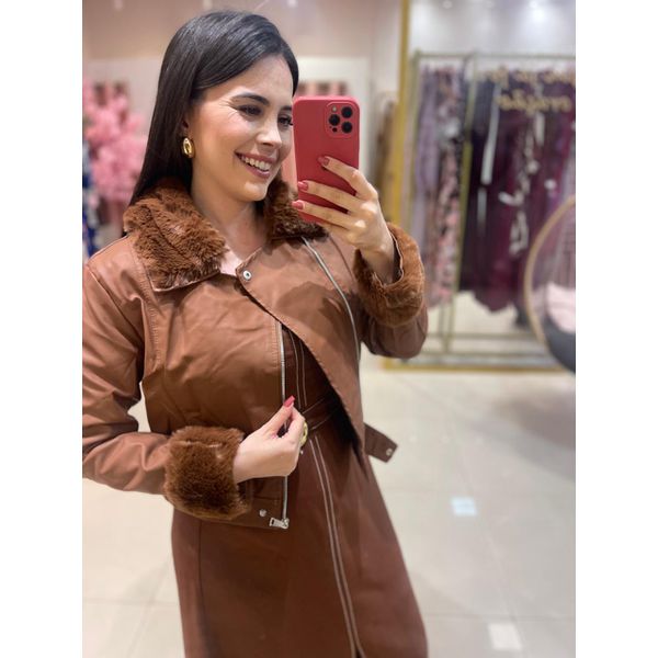 Jaqueta Zara Marrom