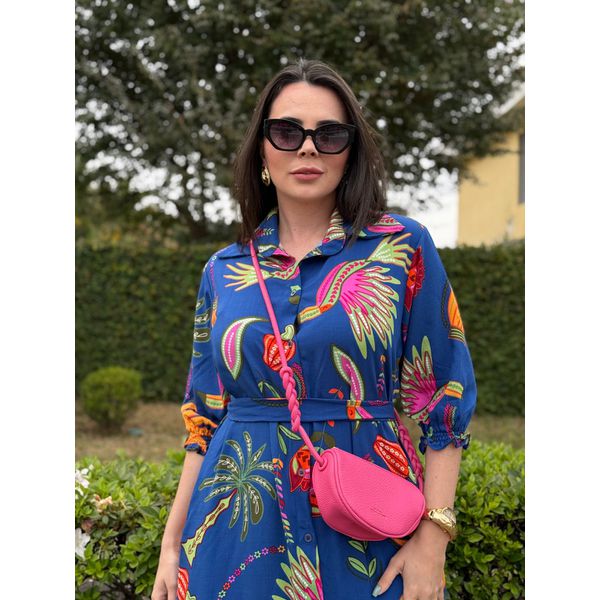 Chemise Edna Azul Estampado