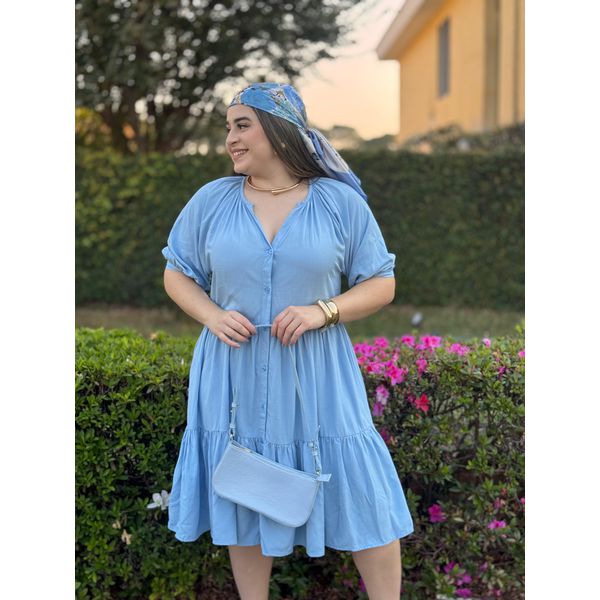 Chemise Renata Azul Claro