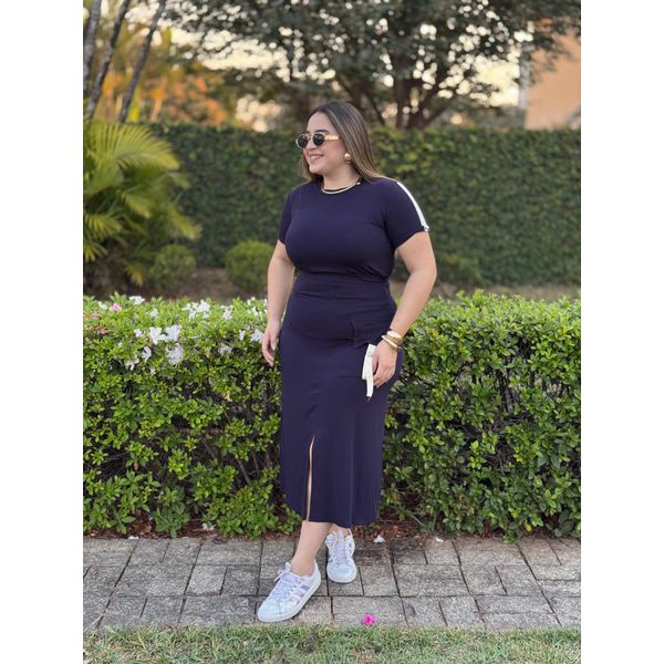 Conjunto Simone Azul Marinho