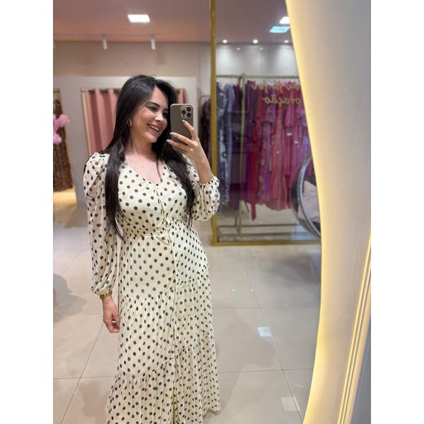 Chemise Eva Off White Poá