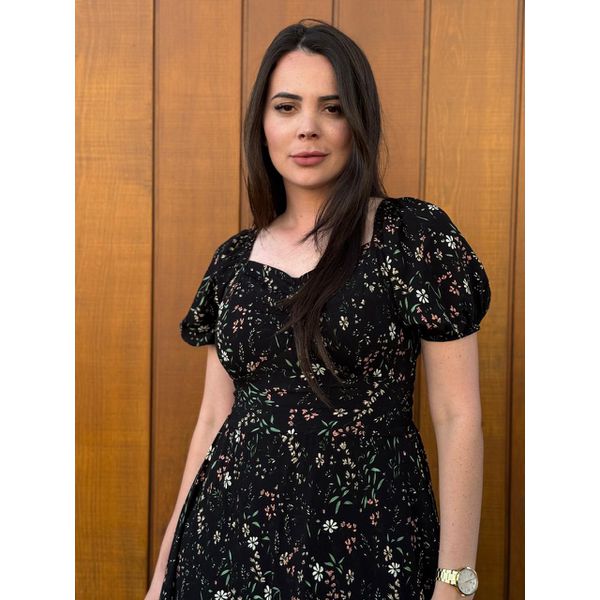 Vestido Nataly Preto Liberty I