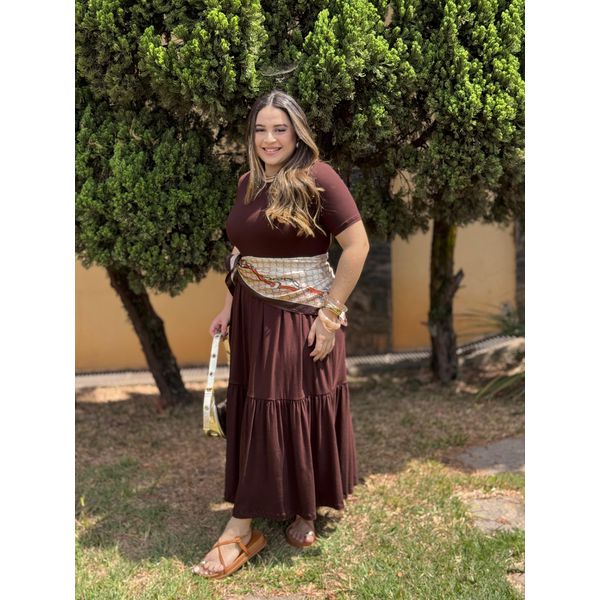 Vestido Cecilia Marrom