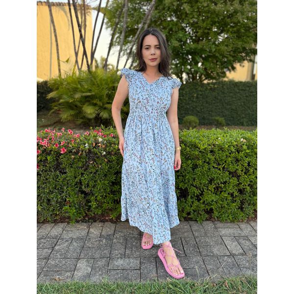 Vestido Carla Azul Liberty