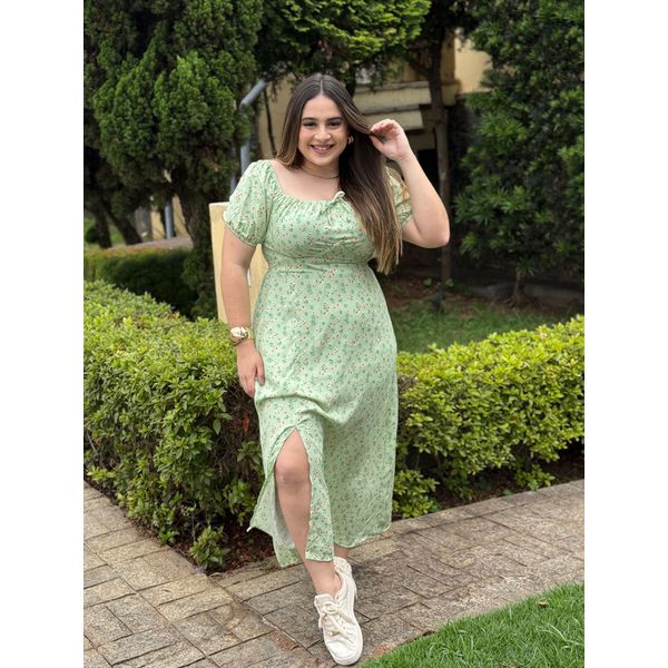 Vestido Debora Verde Liberty