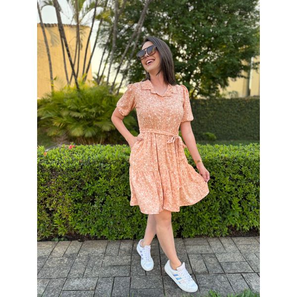 Chemise Claudia Bege Liberty