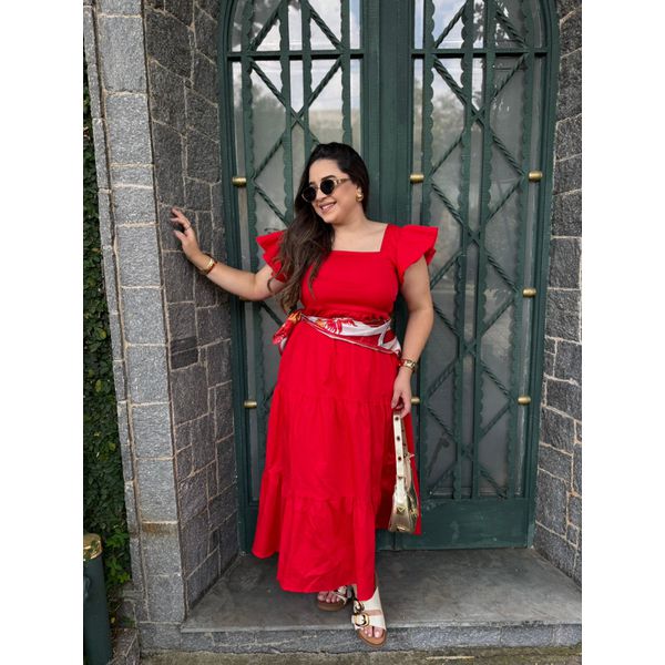 Vestido Carol Vermelho
