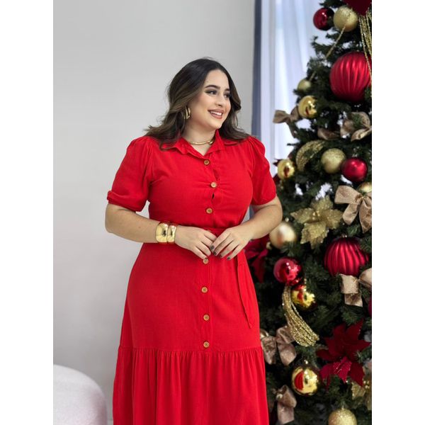 Chemise Erica Vermelho 