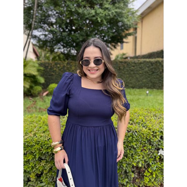 Vestido Rebeca Azul Marinho