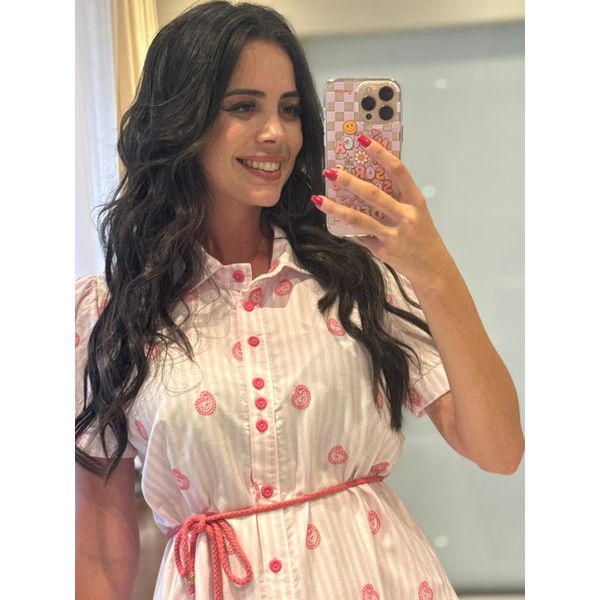 Chemise Olivia Rosa Listrado 