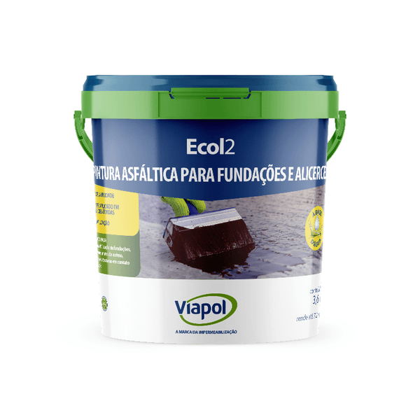 IMPERMEABILIZANTE ASFALTICO ECOL2 3,6L - VIAPOL