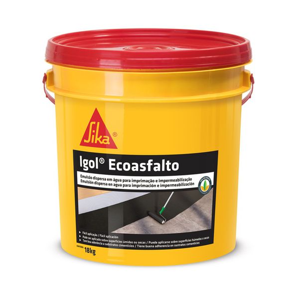 IMPERMEABILIZANTE IGOL ECOASFÁLTICO PRETO 18L - SIKA