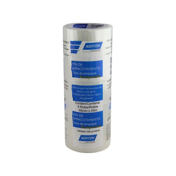 FITA EMPACOTAMENTO TRANSPARENTE 48MMX45M - NORTON