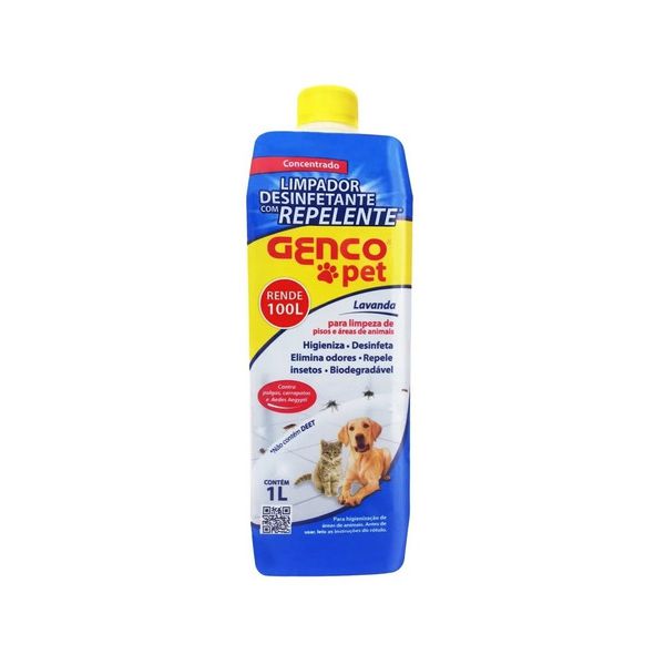 GENCO LIMPADOR PET 1 LT LAVANDA