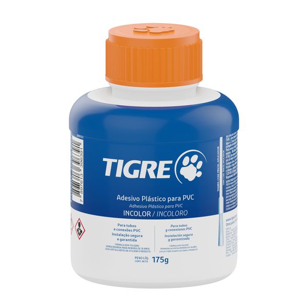 ADESIVO PVC INCOLOR FRASCO 175G TIGRE