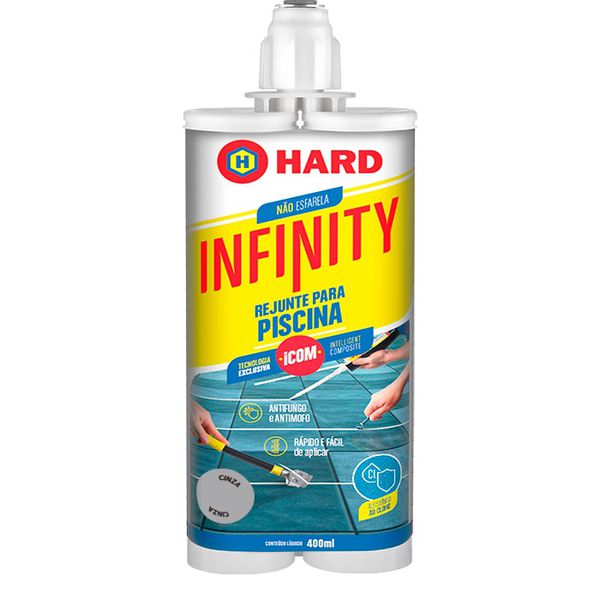 REJUNTE INFINITY PISCINA PRATA (CINZA) 400 ML - HARD