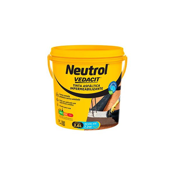 EMULSÃO ASFÁLTICA NEUTROL BASE ÁGUA (ISOL 2) VEDACIT