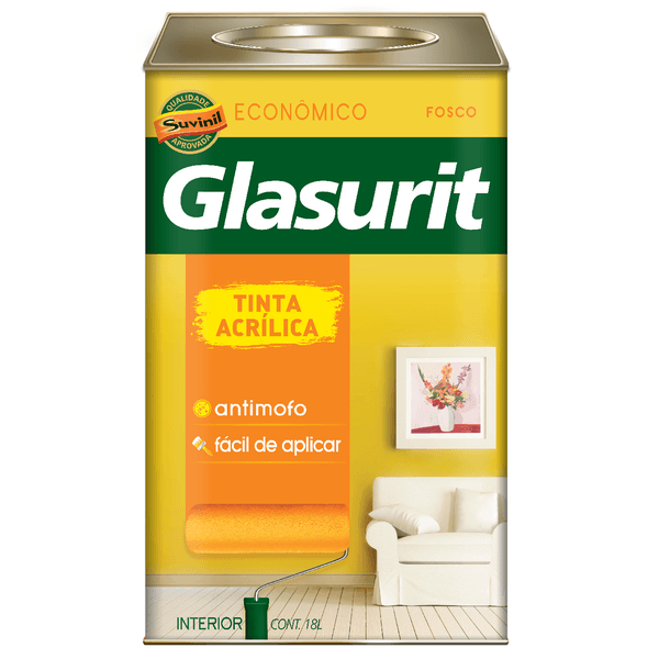 TINTA ACRÍLICA ECONÔMICO GLASURIT 18L