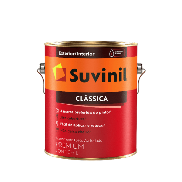 TINTA ACRÍLICA CLASSICA SUVINIL 3,6L