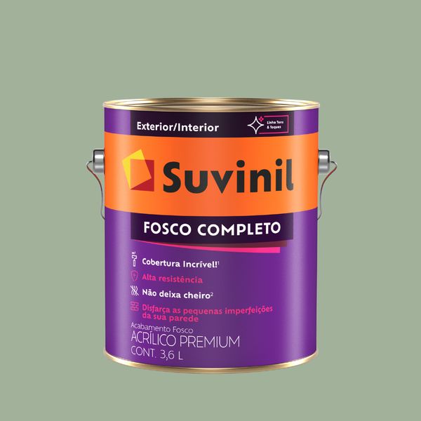 TINTA ACRÍLICA FOSCO COMPLETO CASHMERE 3,6L SUVINIL 