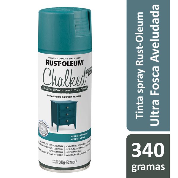 Spray Chalked Efeito Giz Verde Agua 340g