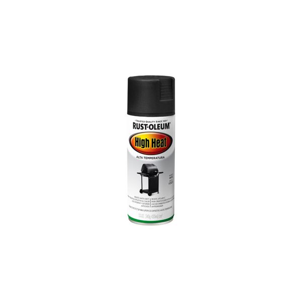 SPRAY ALTA TEMPERATURA PRETO FOSCO RUST OLEUM