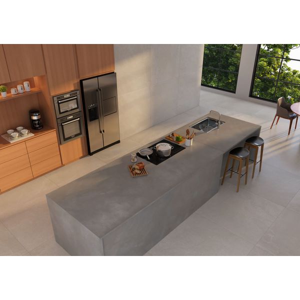 PORCELATANO DECORTILES ATINS FOG CINZA ACETINADO 120X120 cm