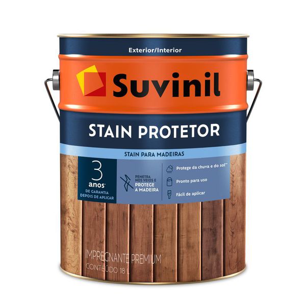 Suvinil Verniz Stain Protetor Acetinado 18 Litros
