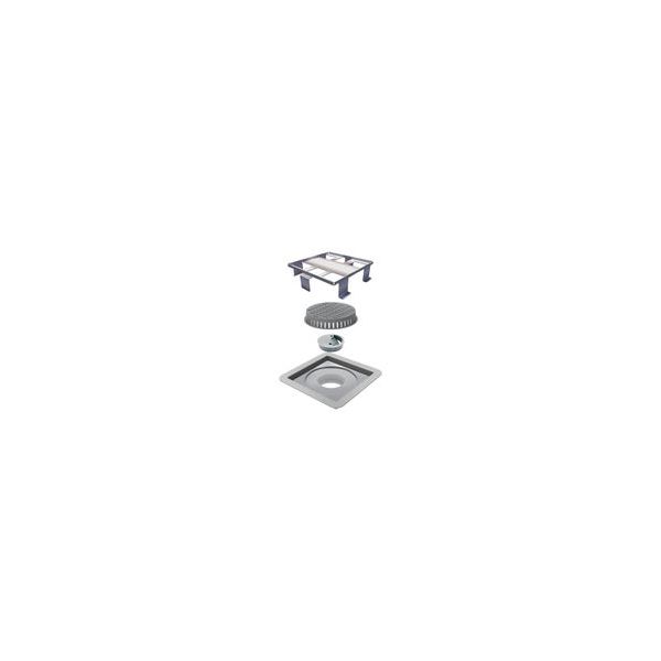 Ralo Linear square Line Tampa Oculta 10x10cm 26723