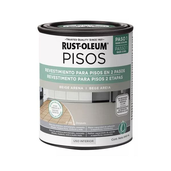RUST OLEUM PISOS E AZULEJOS BEGE AREIA 0,946L
