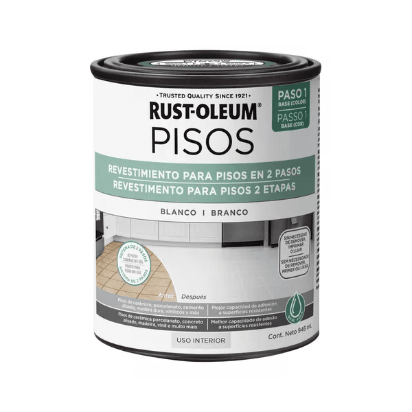 RUST OLEUM PISOS E AZULEJOS BRANCO 0,946L