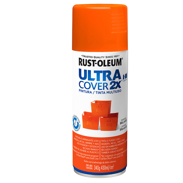 RUST OLEUM SPRAY UC LARANJA BRILHANTE