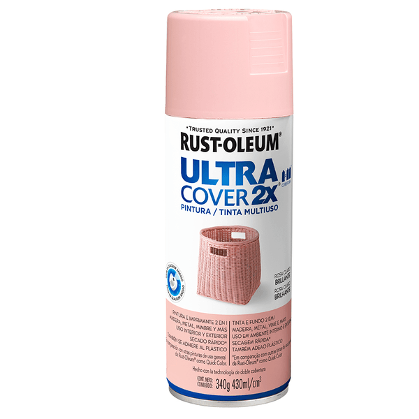 RUST OLEUM SPRAY UC ROSA CLARO BRILHANTE